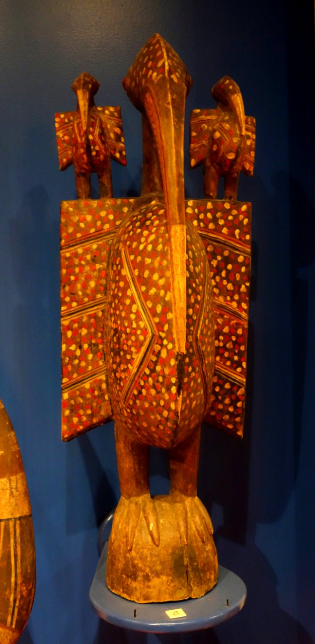 Bird figure, Senufo - Glenbow Museum - DSC00299