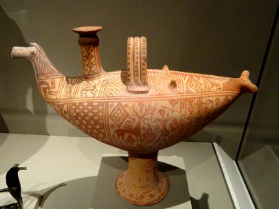 Bird Askos, about 700 BC, Italo-Geometric, Vulci, ceramic - Cleveland Museum of Art - DSC08180