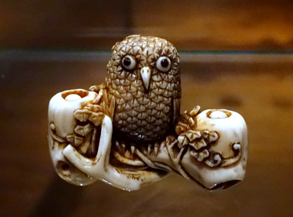 Bird netsuke, Japan - Linden-Museum - Stuttgart, Germany - DSC03494