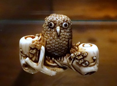 Bird netsuke, Japan - Linden-Museum - Stuttgart, Germany - DSC03494