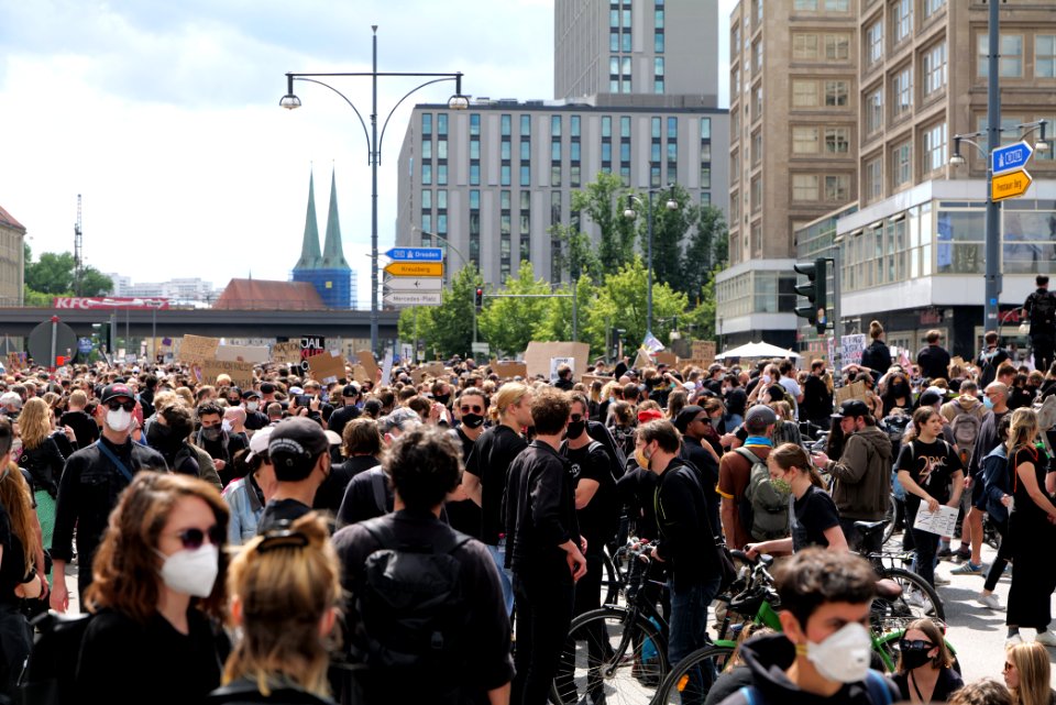 BlackLivesMatter protest Alexanderplatz Berlin 2020-06-06 74