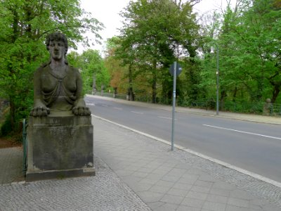 Bismarckallee Straßenbrücke oben Berlin-Grunewald