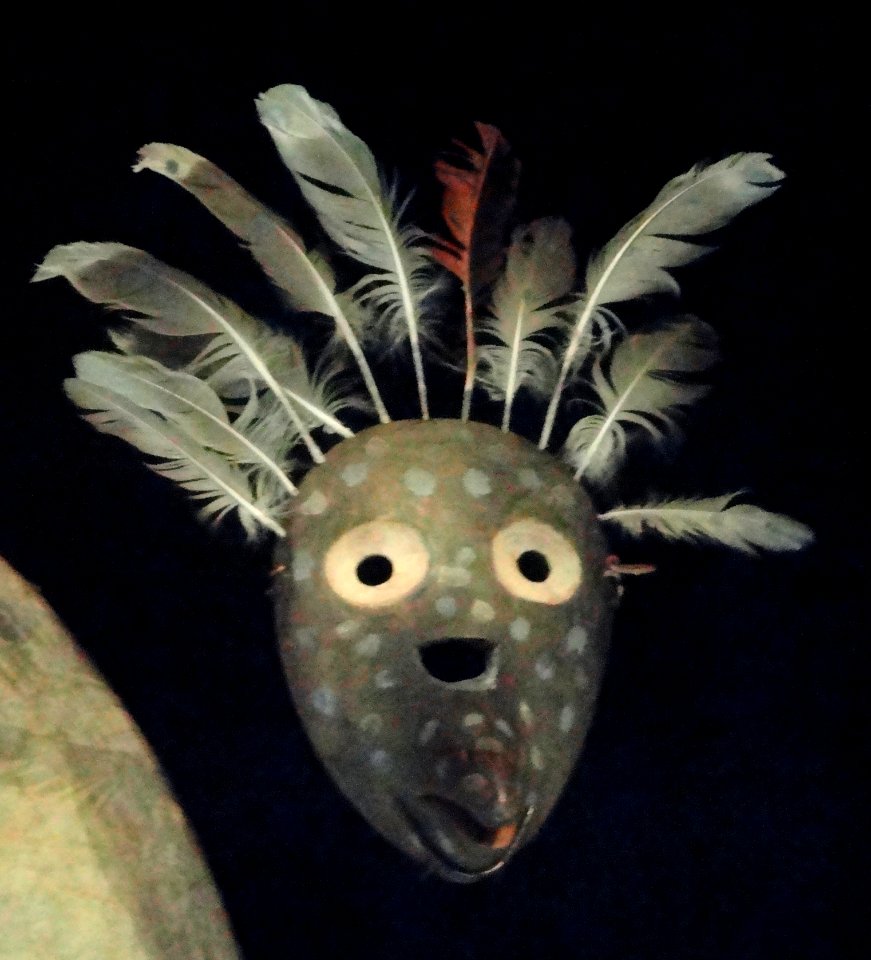 Bird Mask, c. 1900, Yup'ik Eskimo, Alaska - Houston Museum of Natural Science - DSC02092