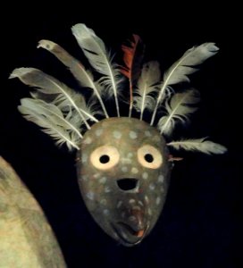 Bird Mask, c. 1900, Yup'ik Eskimo, Alaska - Houston Museum of Natural Science - DSC02092