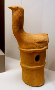 Bird haniwa - Linden-Museum - Stuttgart, Germany - DSC03478