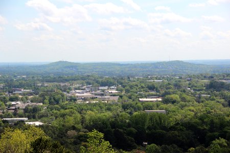Blackjack Mountain (Cobb County, Georgia) from Kennesaw Mtn Drive, April 2017