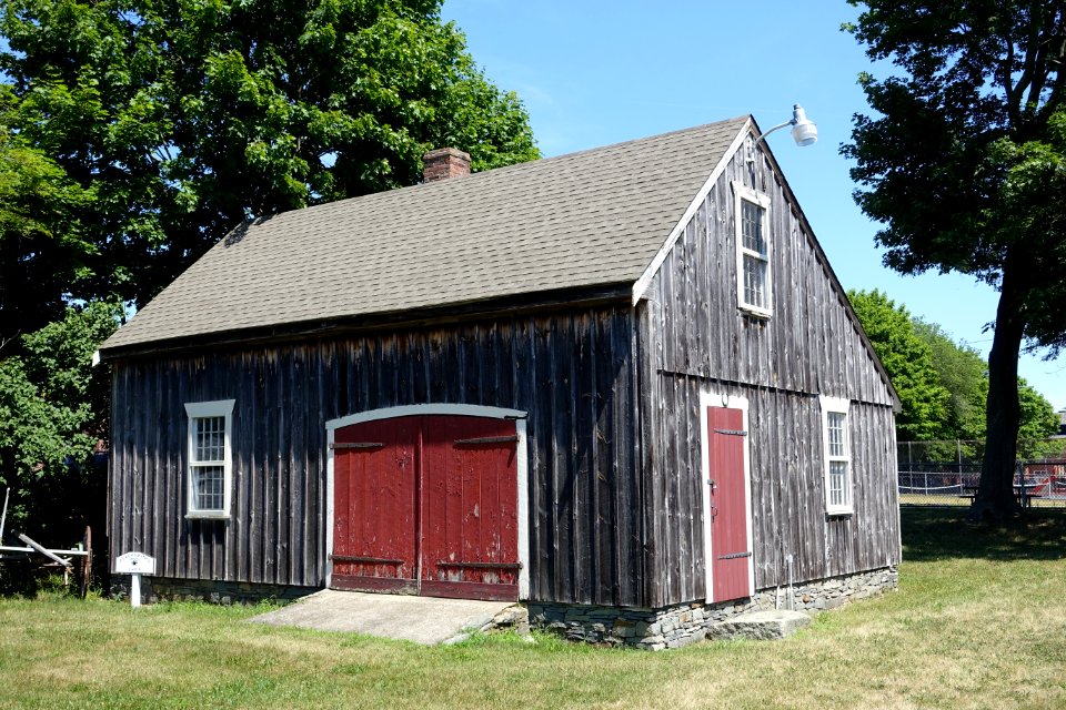 Blacksmith shop, recent construction - Middleborough Historical Museum - Middleborough, MA - DSC03954