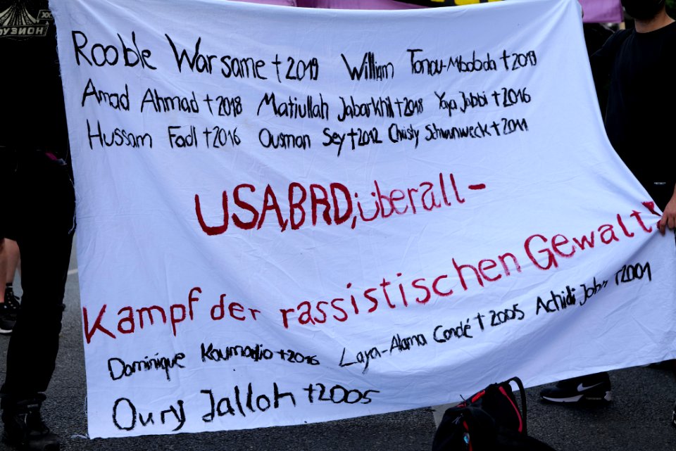BlackLivesMatter protest Berlin 2020-06-27 15