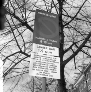 Blauwe zone tussen Vijzelstraat en Leidsestraat aan onevenzijde, het nieuwe verk, Bestanddeelnr 916-3047