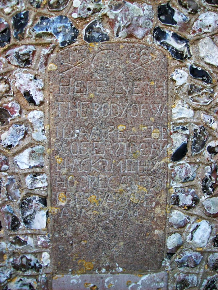 Blacksmith's gravestone, East Dean