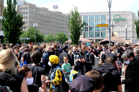 BlackLivesMatter protest Alexanderplatz Berlin 2020-06-06 06 photo