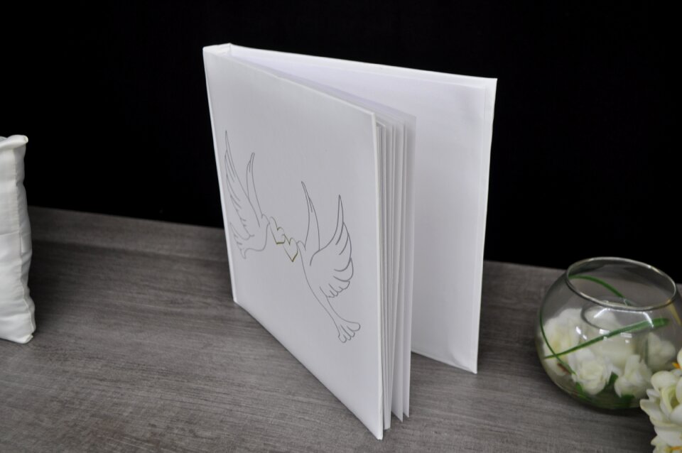 Book wishes white notebook