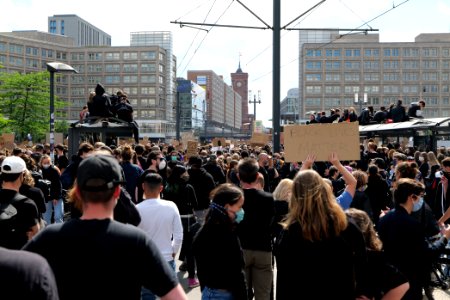 BlackLivesMatter protest Alexanderplatz Berlin 2020-06-06 100