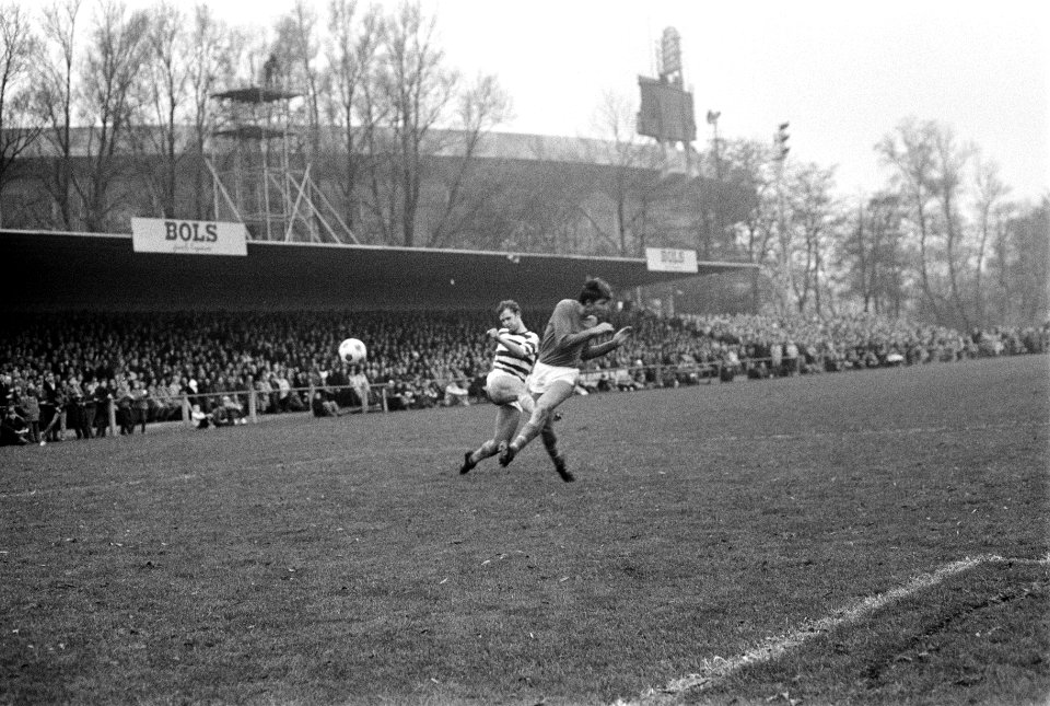 Blauw-Wit tegen Volendam 0-0. Spelmoment, Bestanddeelnr 923-0049