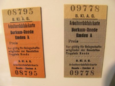 BKB historische Fahrkarten