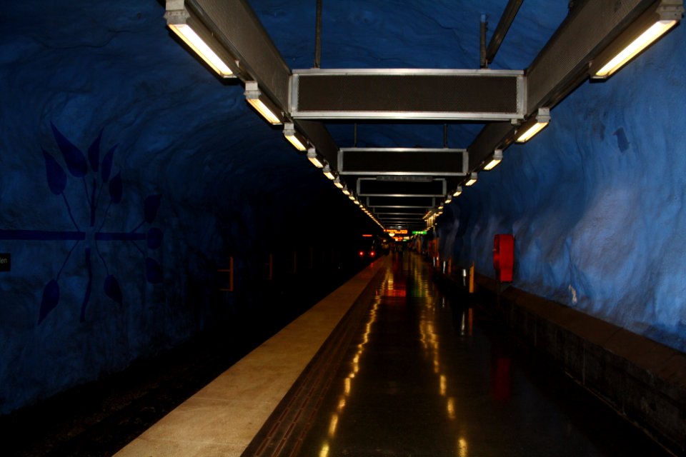 Blåa linjen på T-Centralen