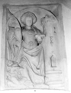Biville (Manche) Église St.Pierre, relief 4