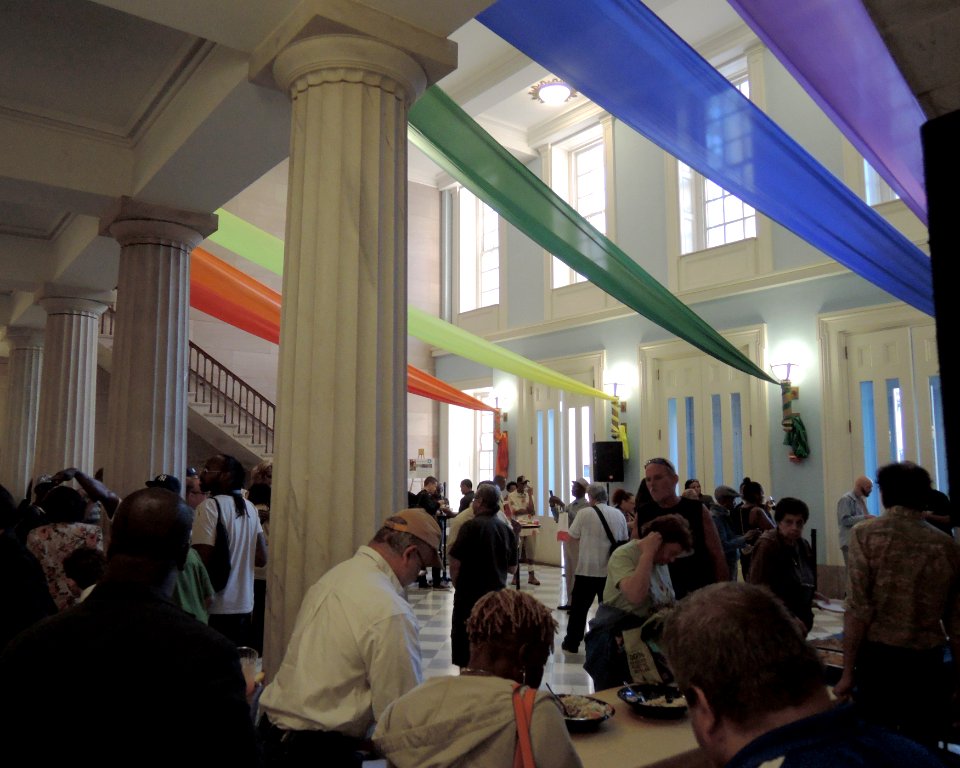 Bklyn Boro Hall south foyer party jeh