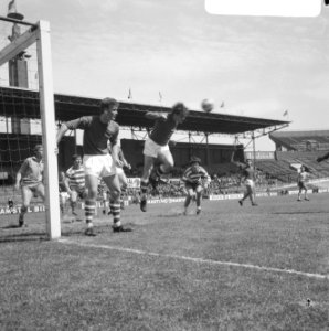 Blauw-Wit tegen Xerxes 1-1, spelmoment, Bestanddeelnr 919-1703