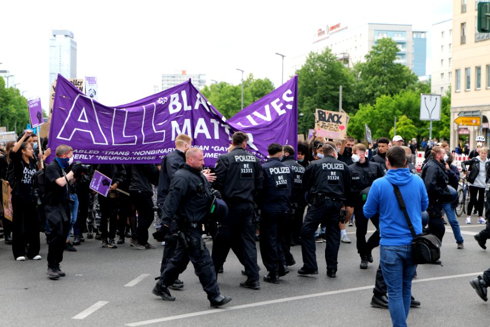BlackLivesMatter protest Karl-Marx-Allee Berlin 2020-06-06 21