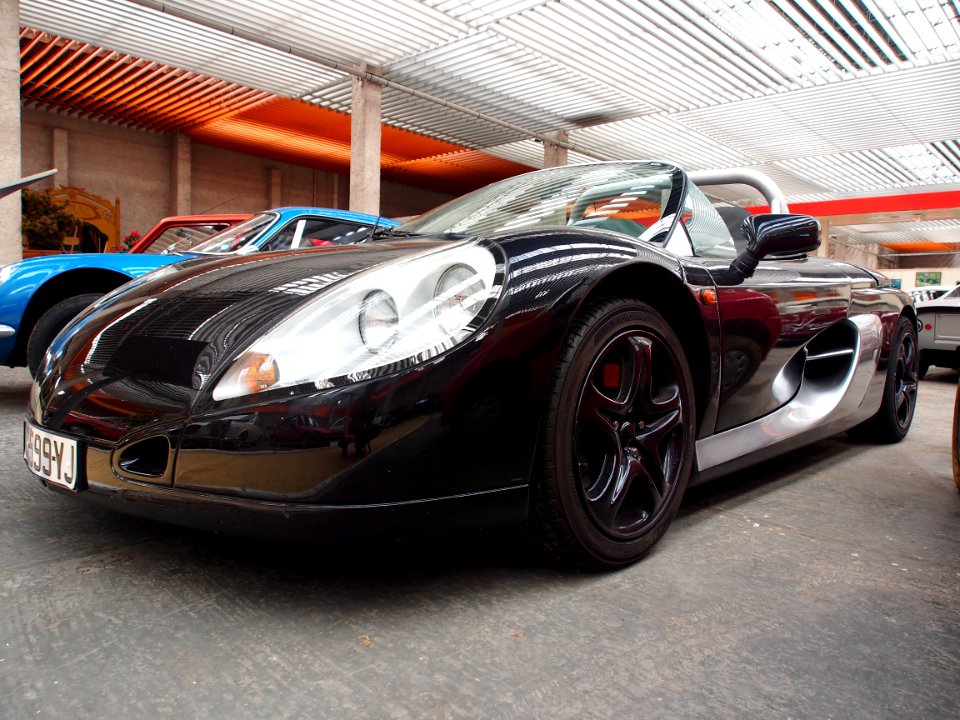 Black sportscar of the Association Lorraine des Amateurs dAutomobiles