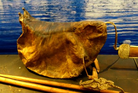 Bladder, Eskimo people, Julianehaab, South Greenland, No. 1933.25.0082 - Etnografiska museet - Stockholm, Sweden - DSC01261
