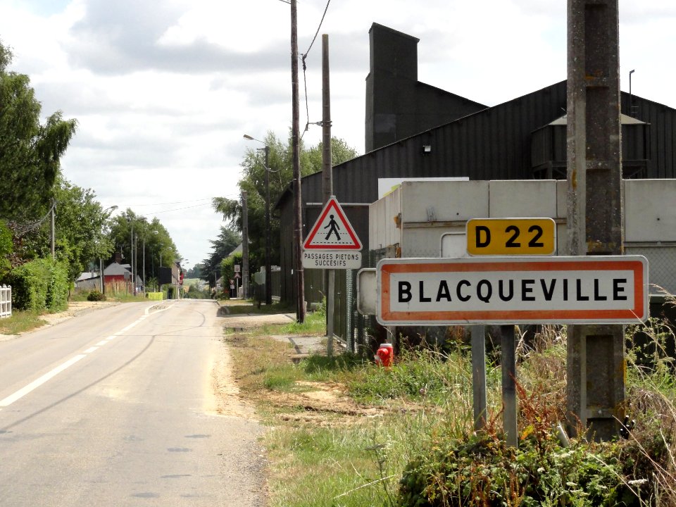 Blacqueville (Seine-Mar.) entrée