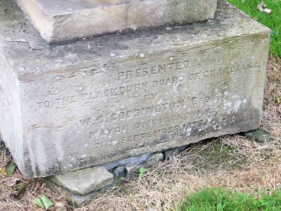 Blackburn Workhouse sculture plinth 1