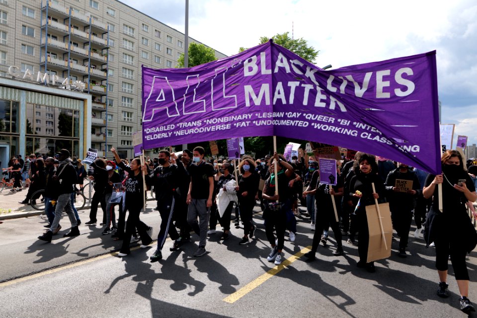 BlackLivesMatter protest Karl-Marx-Allee Berlin 2020-06-06 12