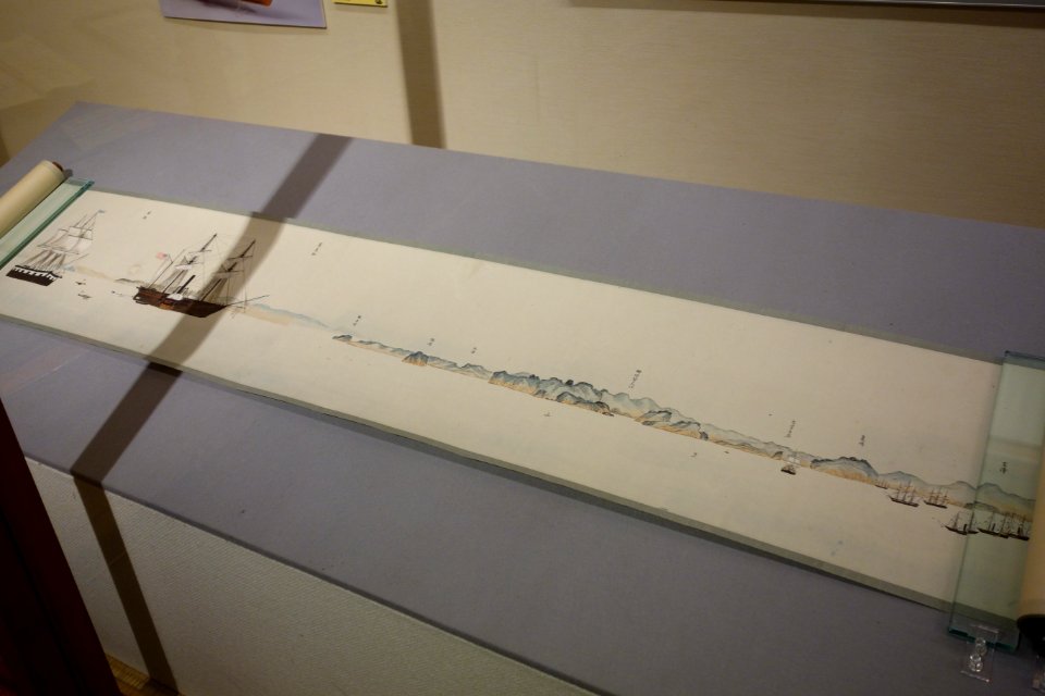 Black Ships 1854, view 3 - Sanada Treasure Museum - DSC09529