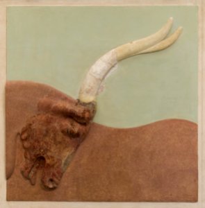 Bull relief fresco archmus Heraklion