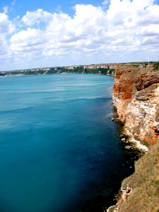 Black Sea & wind farm in Kaliakra 12-8-2011