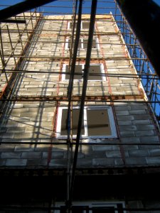 Building under construction- trellis - Shariati st - Nishapur 6