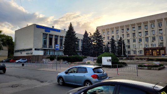 Buildings in Simferopol 2021-05 evening