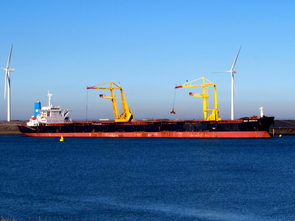 Bulk Australia - IMO 9260641 - Callsign A8BK7 at IJmuiden, Port of Amsterdam photo-1