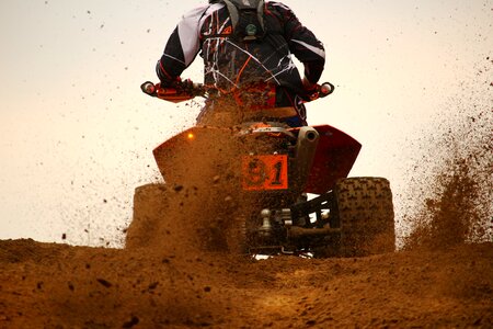Atv race all-terrain vehicle