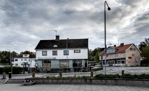 Buildings in downtown Brastad