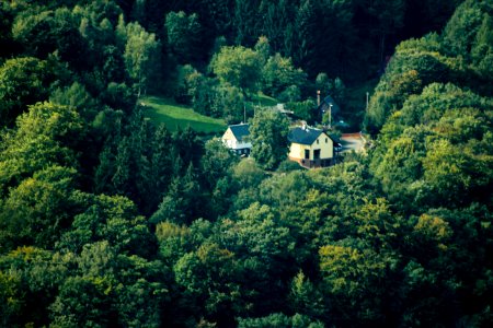 Buildings in Prostřední Žleb - view from Růžová vyhlídka 18