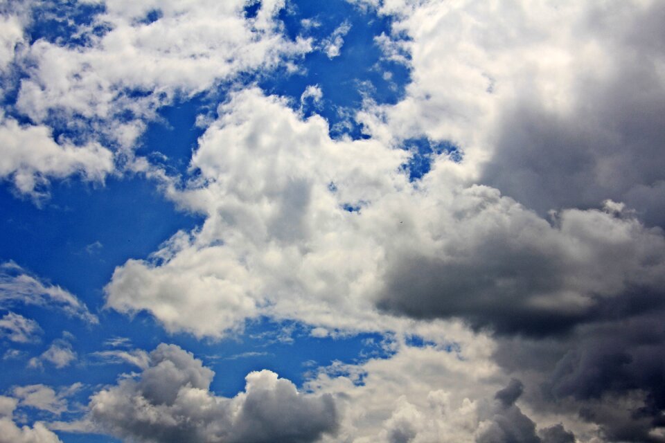 Covered sky clouds form the sky