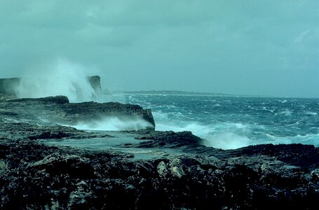 Storm sea wind photo