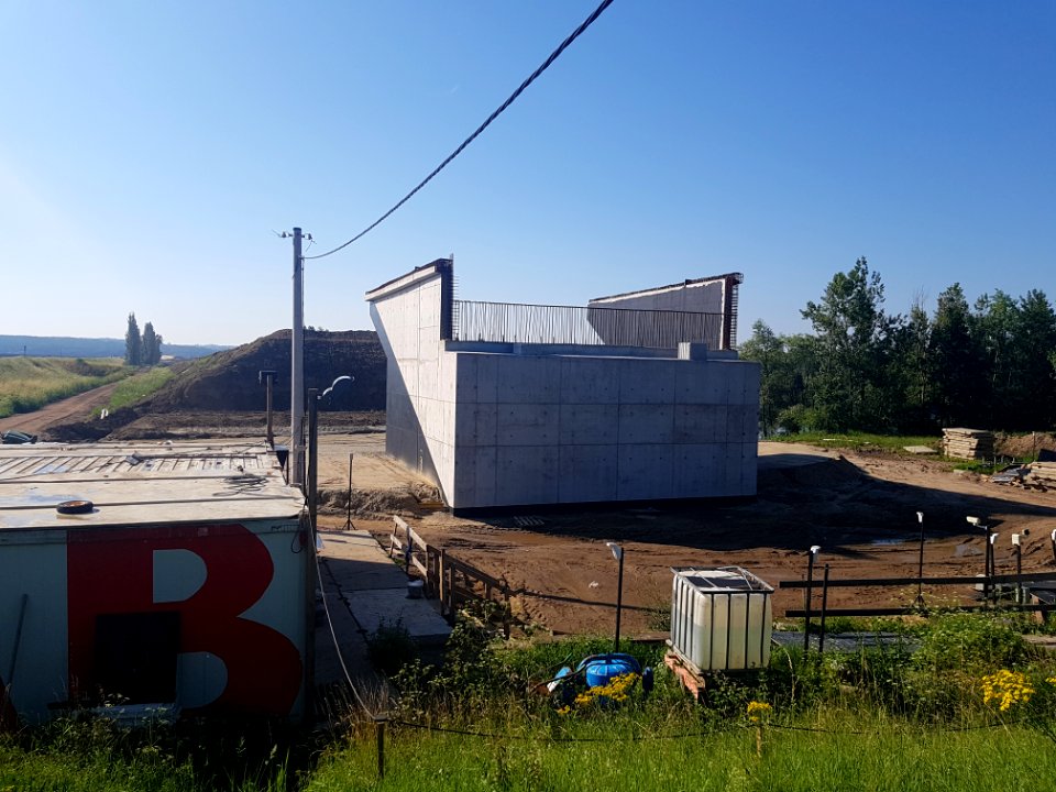 Budowa mostu nad Odrą w Raciborzu-Miedonii (1)