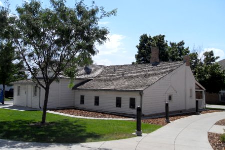 Building 655 at Fort Douglas, Utah - Back and north side view