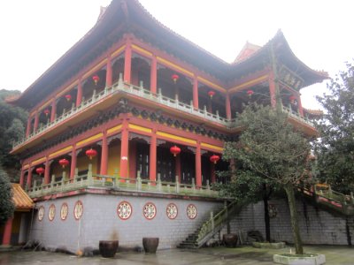 Buddhist Texts Library, Xixin Chan Temple, photographed from the side
