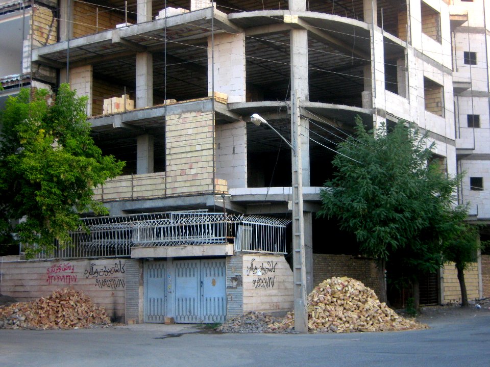 Building under construction - near Bahonar park - Nishapur 4