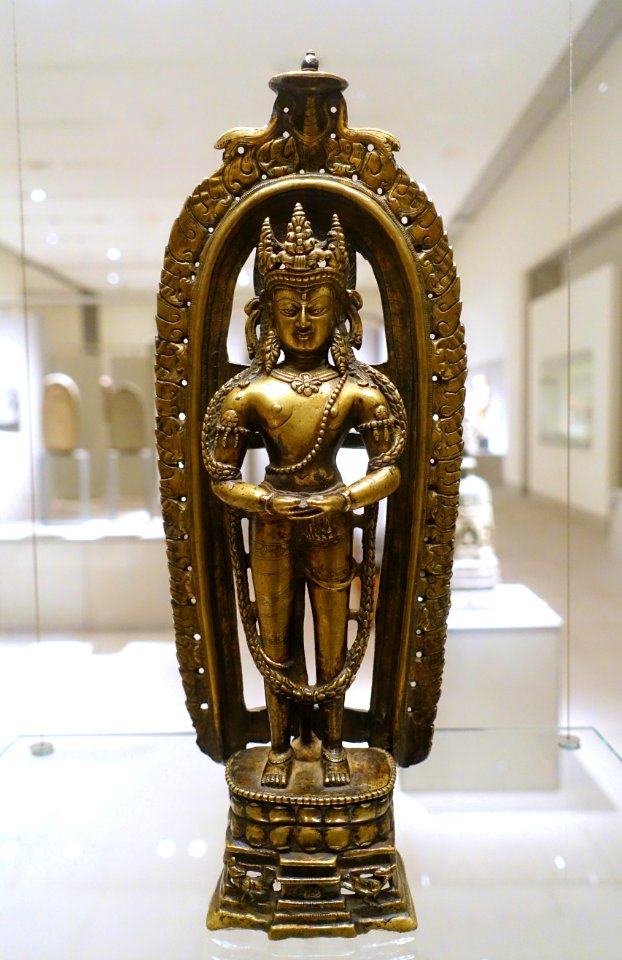 Buddha Amitabha, Ladakh, 11th-12th century AD, brass - Ethnological Museum, Berlin - DSC01589