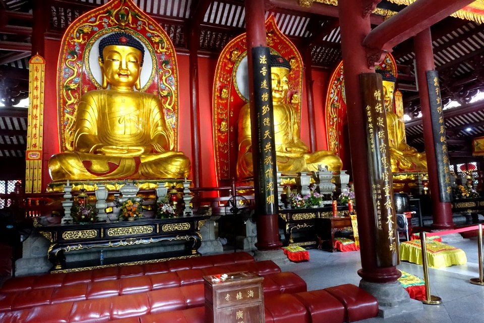 Buddha at the Mahavira Hall, Haichuang Temple