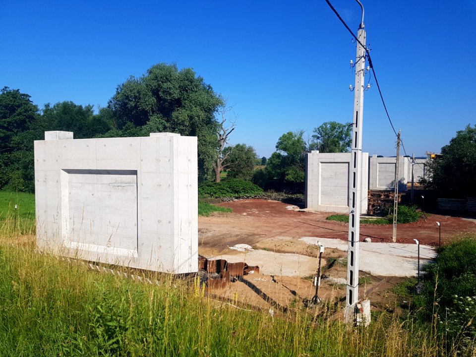 Budowa mostu nad Odrą w Raciborzu-Miedonii (2)