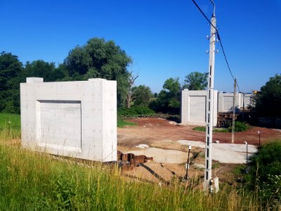 Budowa mostu nad Odrą w Raciborzu-Miedonii (2)
