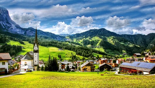 South tyrol alpine italy
