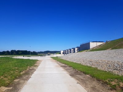 Budowla przelewowo-spustowa zbiornika przeciwpowodziowego Racibórz Dolny (11)